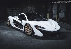 McLaren P1 on Golden PUR Wheels 2015 года